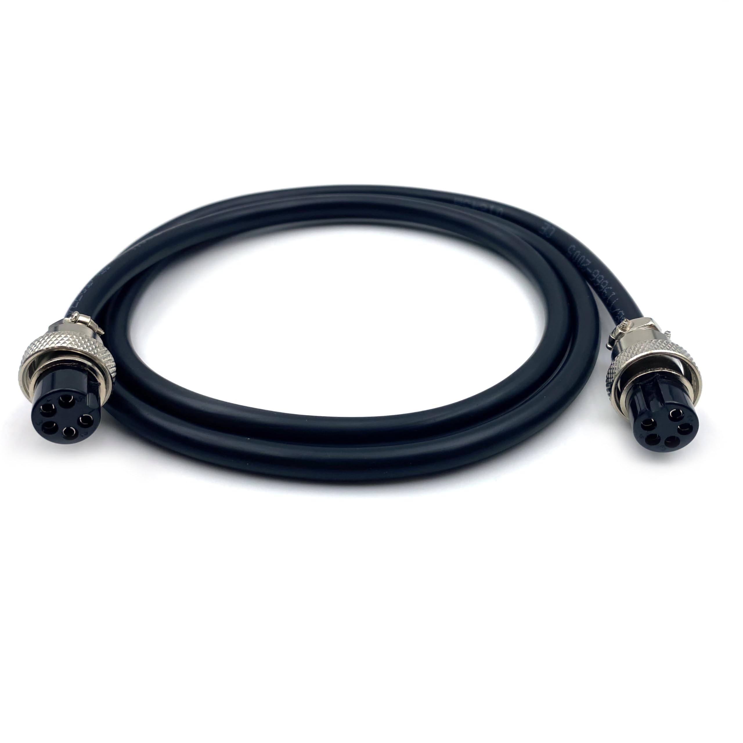 Photo 1 of FOWIUNYE GX16 5 Pin Cable Double Female Head Aviation Cordset, GX16 5 Pin Panel Mount Circular Metal Aviation Connector Adapter Female to Female 20AWG?0.5Meter?