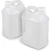 Coolbreeze Beverages Heavy Duty Mixing Containers with Pressure Sealed Lids, 2.5 Gal Jugs and Caps - Frozen Drink Mixing, Col
