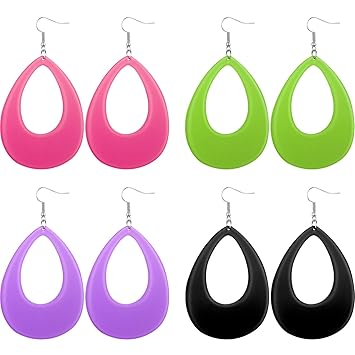 80s inspired earrings