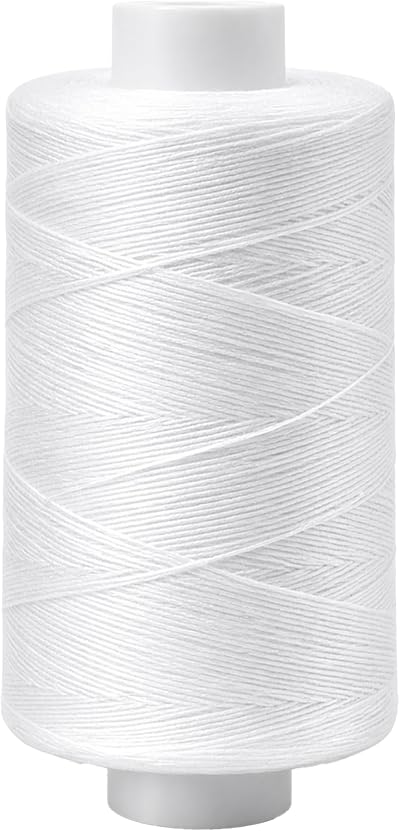 D.A.Y. Republic 500m Sewing Thread White Spool Multipurpose Strong Bonded