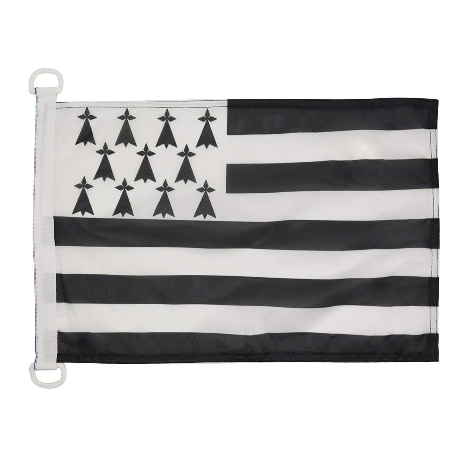 AZ FLAG Brittany Nautical Flag 18'' x 12'', French region of Bretagne flags 30 x 45 cm, Banner 12x18 in for boat โ image 1