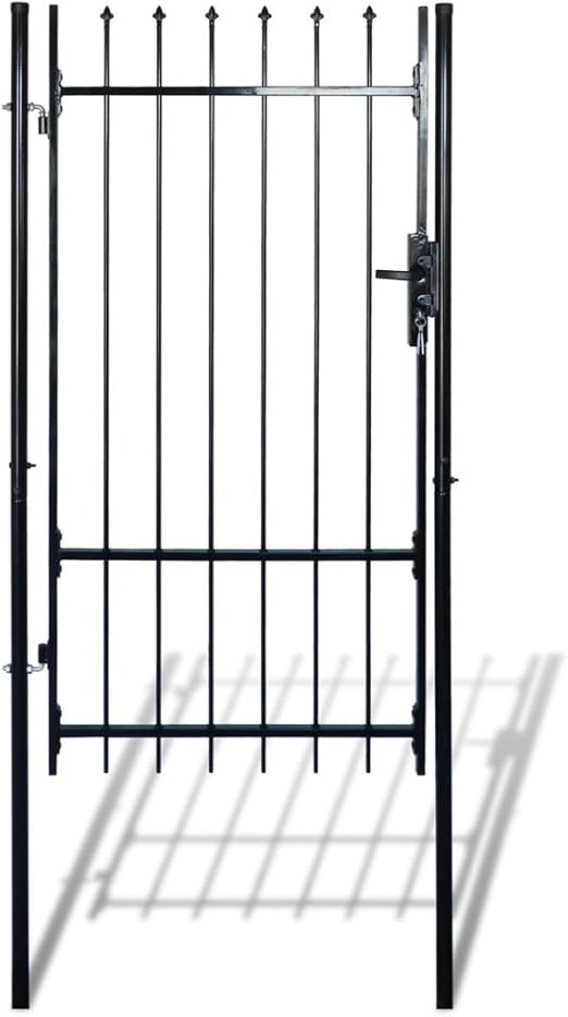 valla acero verde 106x150 cm reja