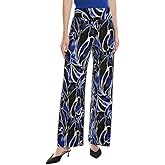 Anne Klein Womens High Rise Pull on Wide Wb Palazzo Pant