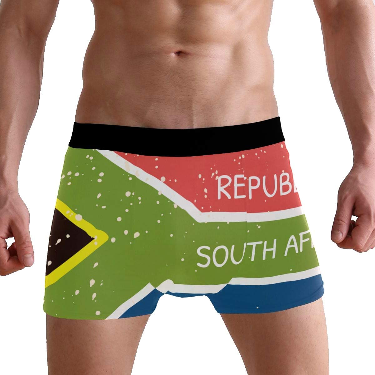 super3Dprinted Distressed Republic of South Africa Flag Men's Underwear