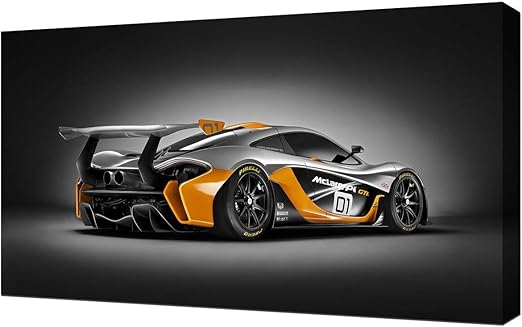 Amazon Com Lilarama Usa 2014 Mclaren P1 Gtr Concept V3 Canvas Art Print Wall Art Canvas Wrap Posters Prints