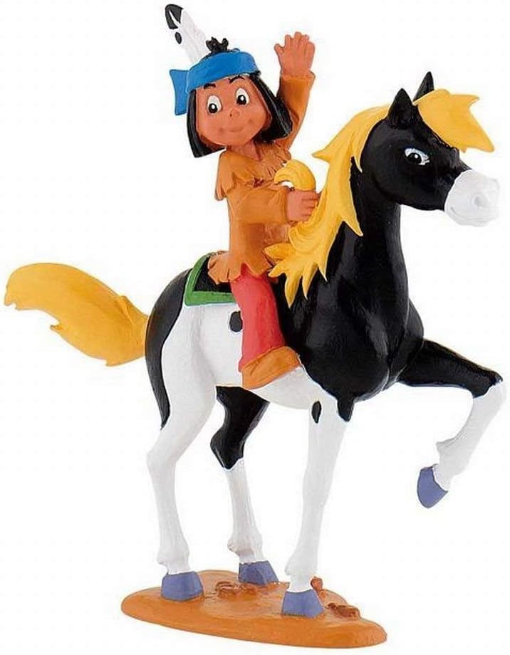 Bullyland "Yakari with Little Thunder" Figure (Multi-Color), Multicolor, Small
