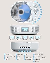 CD Player Portable, FELEMAN Upgraded Boombox CD