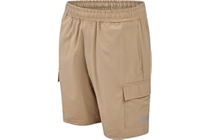 New Balance Boys Athletic Shorts - Lightweight Performance Woven Boys Gym Shorts with Pockets for Basketball Soccer (8-20)