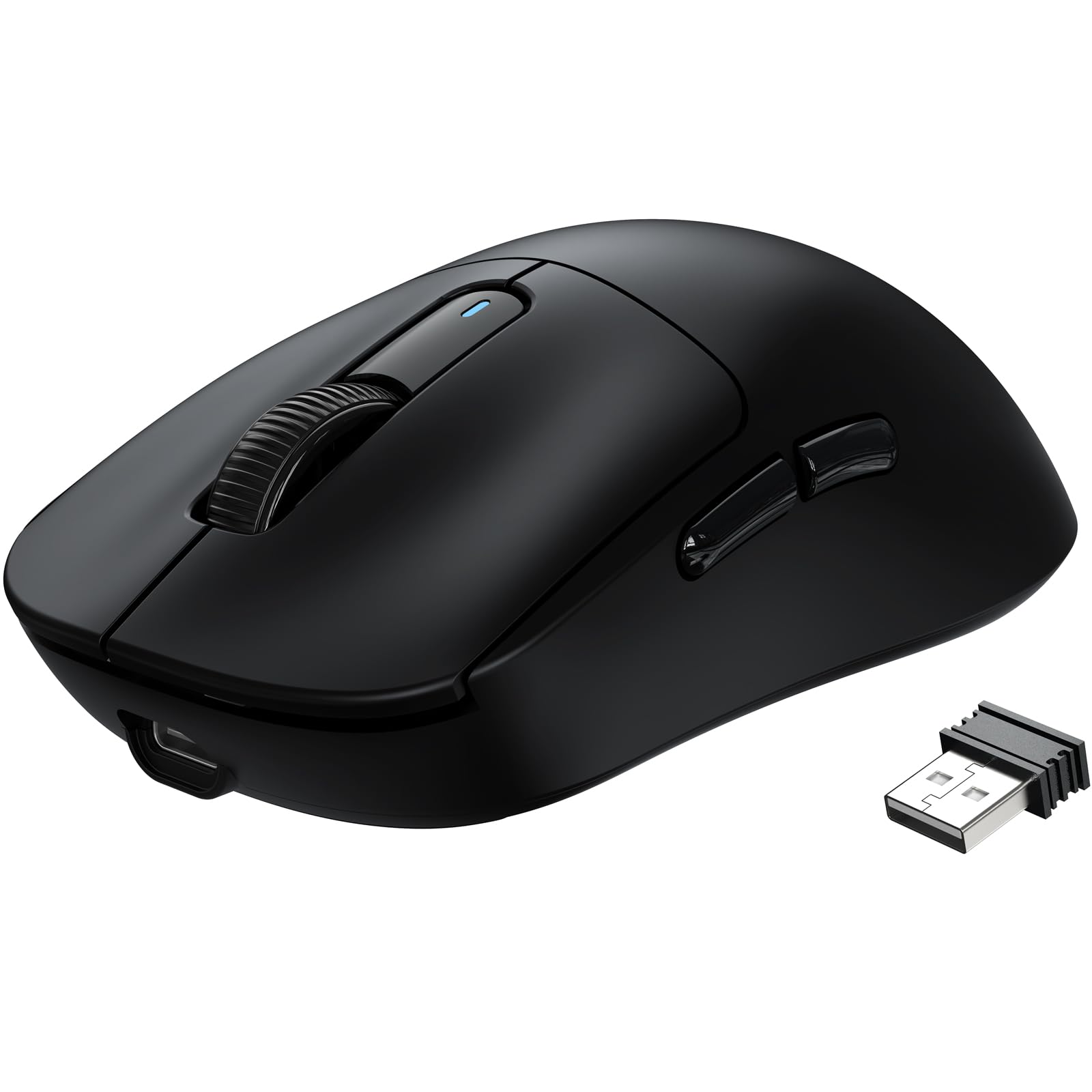 Photo 1 of ATTACK SHARK X3 Wireless Gaming Mouse, 49g Ergonomic Computer Mouse, Triple Modes PAW3395 26K DPI Optical Sensor, 200h Battery Life, Programmable Buttons, Gaming Accessories for PC/Laptop/Mac (Black)