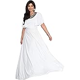 KOH KOH Womens 2026 Long Bridesmaid Wedding Guest Evening Cocktail Maxi Dress Gown