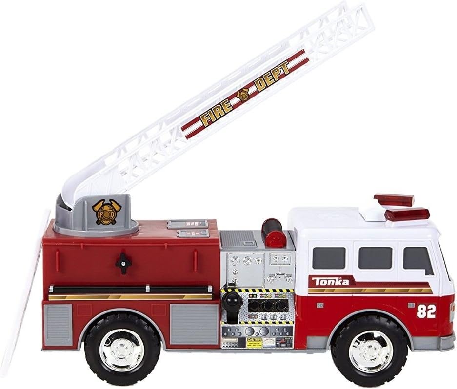 tonka mighty motorized fire engine