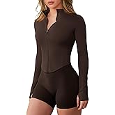 GYM RAINBOW Workout Jackets for Woman Lightweight Athletic Full Zip Running Jacket BBL Cropped Jackets Slim With Thumb Holes