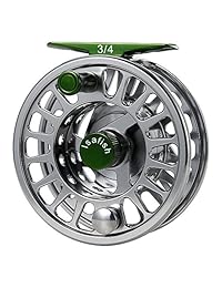 isafish pesca con mosca carrete grande Arbor con cuerpo de aleación de aluminio CNC rodamientos de bolas de acero inoxidable 3 4, 5 6, 7 8 Pesos para agua dulce agua salada carrete de pesca con mosca