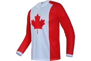 JPOJPO Men's Cycling Jersey MTB T Shirt Long Sleeve Youth Off-Road Motorcycle Jersey Bicycle Clothes Anti-UV