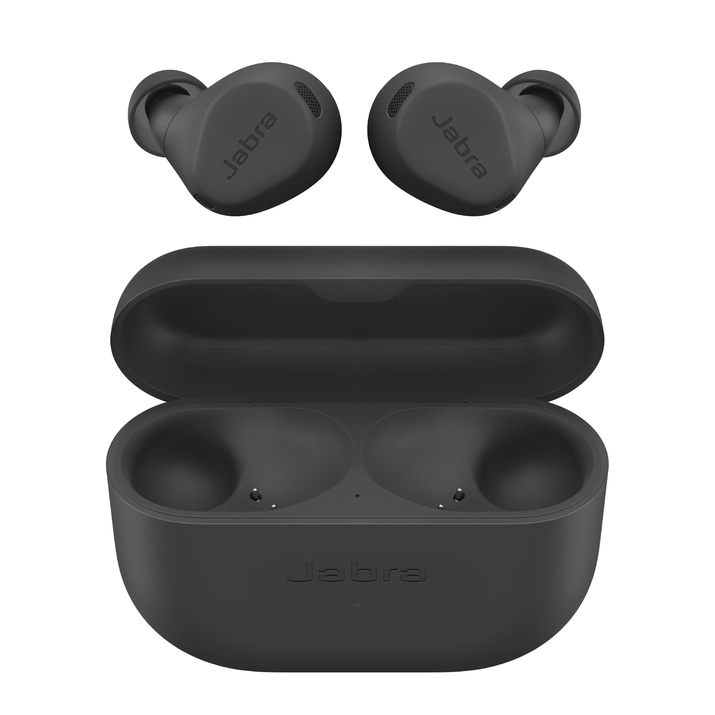 Photo 1 of Jabra Elite 8 Active - Best Most Advanced HearThrough Sports Wireless Bluetooth Earbuds - Comfortable Secure Fit, Military Grade Durability, Active Noise Cancellation, Dolby Surround Sound - Dark Grey