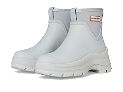 Hunter Women's Eloise Rain Boot, Light Gray, 11