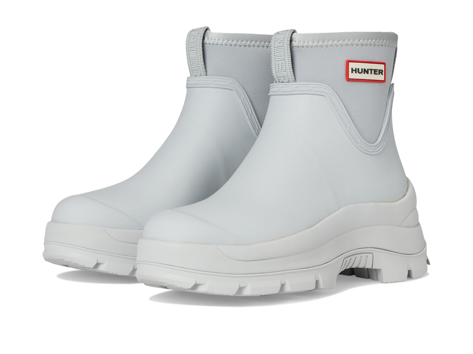 Hunter Women's Eloise Rain Boot, Light Gray, 11