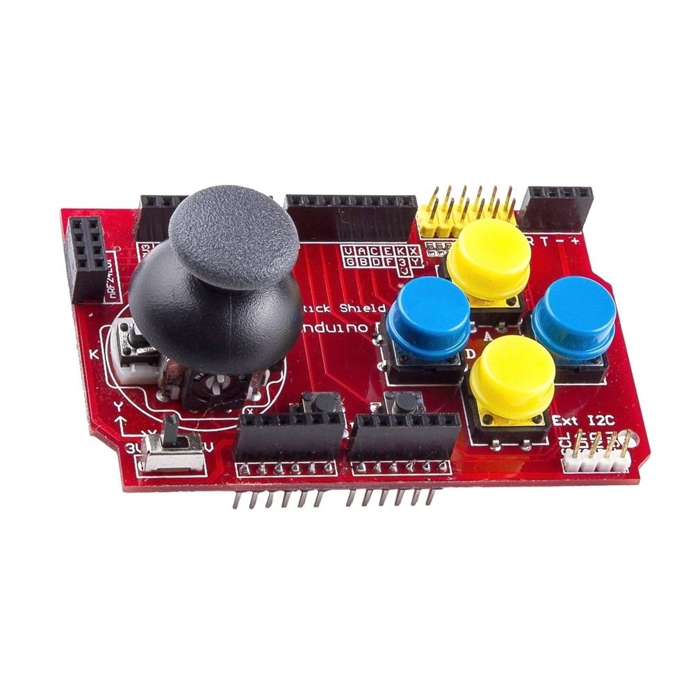 DollaTek Gamepad Joystick Shield V1 Expansion Board Red