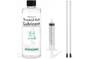 Treadmill Lubricant, 100% Silicone Treadmill Oil Belt Lubes, Easy to Apply Lubricant Oil with Applicator Tube, Suitable for A