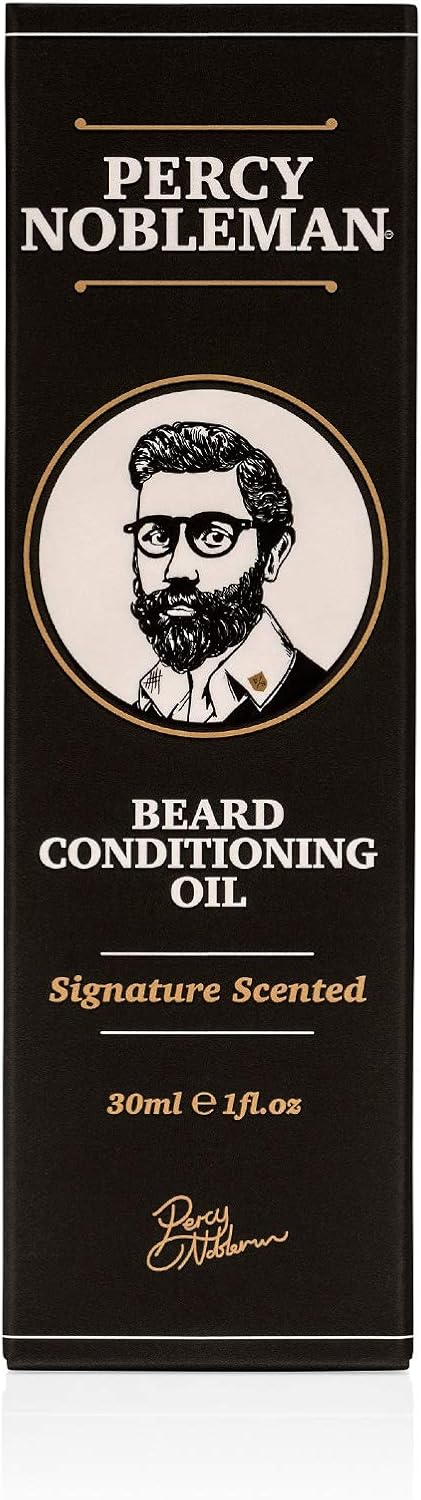 Percy Nobleman Beard Oil, 99 % Natural Conditioning & Grooming Oil, Argan, Jojoba, Avocado, Almond & Marula Oils - Image 4