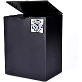 Liliane Memorials Airline Safe Plastic Temporary Travel Cremation urn for Human Ashes, TSA Approved for Airplane air Travel, Full Size Adult 200 Cubic inches, Funeral urn for Mail and Plane