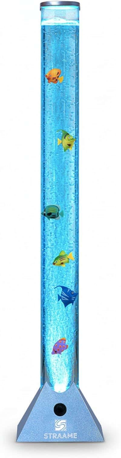 Straame 90cm Bubble Fish Lamp with Colour Changing LED Light Blue Base