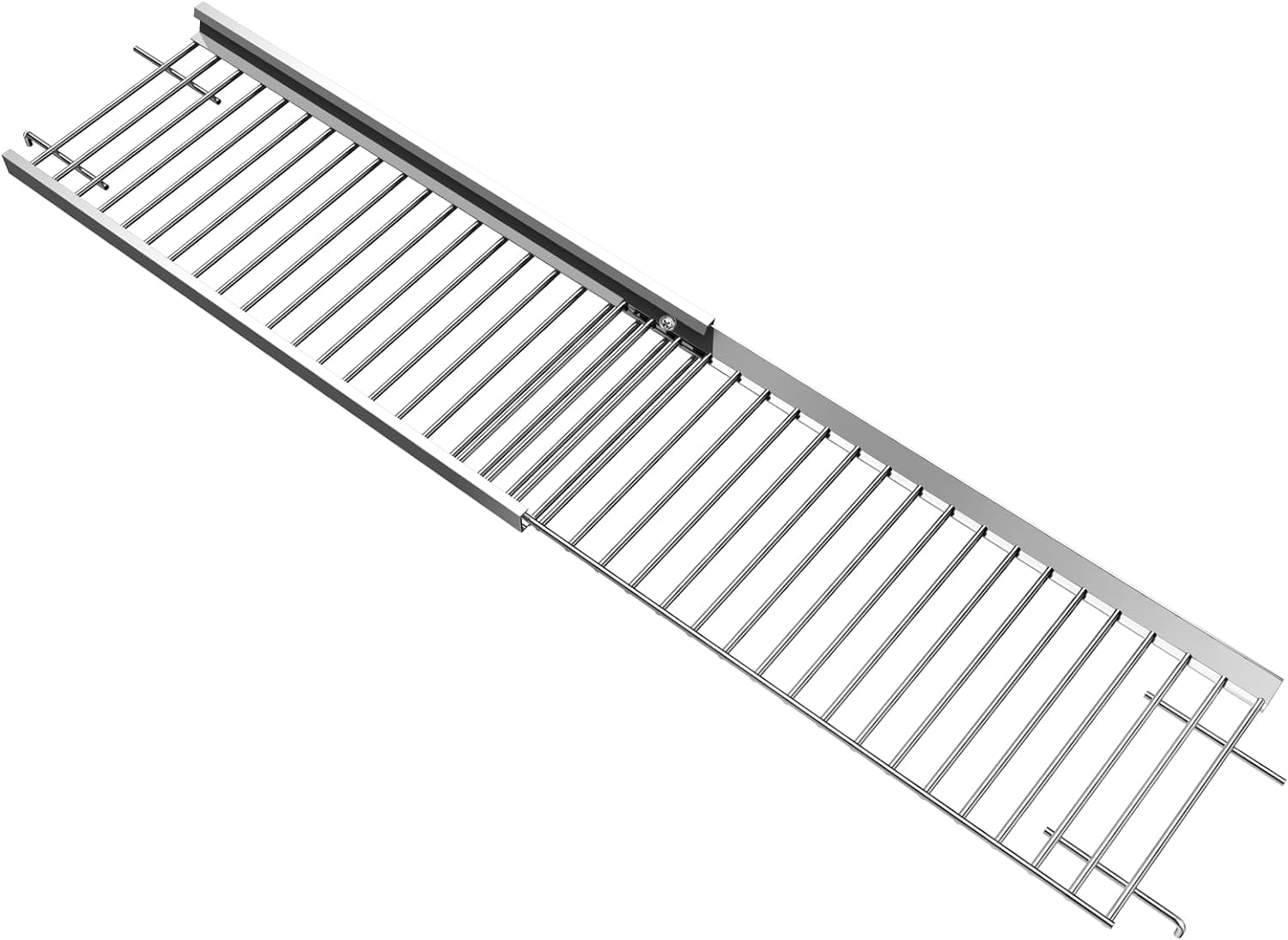 GFTIME 50 cm to 82 cm Universal Warming Rack, Adjustable for Enders Kansas II Pro, Burnhard, Rösle Videro, Nexgrill, Dynaglo, Monument 4/5 Burner Grill, Stainless Steel Replacement Part Warming Rack