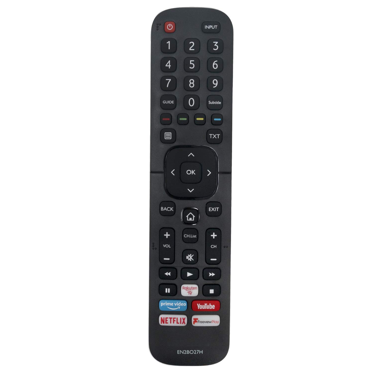EN2BO27H VINABTY Replace Remote Control Fit for Hisense UHD 4K TV H55B7100 H55B7300 H55B7500 H65B7100 H65B7300 H65B7500 H65B7510