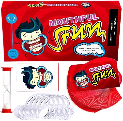 Mouthful Fun Hilarious Mouth Guard Party Game Family Edition