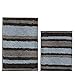 HEBE Non Slip Shag Microfiber Shower Bath Rug Absorbent for Bath Mat, Machine Washable Bathroom Floor Carpet 26