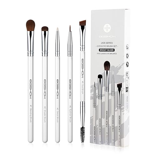 Eyeshadow Brush Set, EIGSHOW 5pcs Basic Eye Makeup Brushes For
