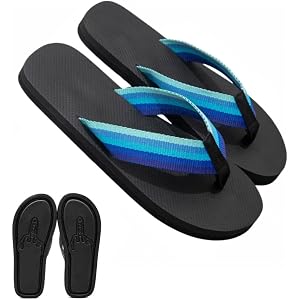 HEPHYCE Middle Finger Flip Flops, Funny Slides with Hidden Design on Bottom | Middle Finger Imprint Sandals, Novelty Funny Sl
