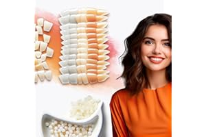 LORENZERIK Tooth Repair Kit for Filling The Missing Broken Tooth, Thermal Beads Replacement Kit, Cosmetic Granules Moldable Fake Teeth