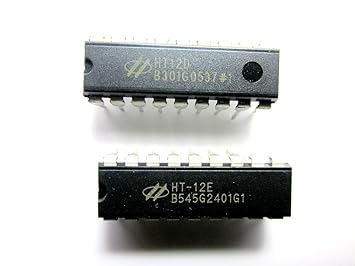 Buy Ht12e Ht12d Encoder Decoder Pair For Rf Modules With Ic Base Online At Low Prices In India Amazon In
