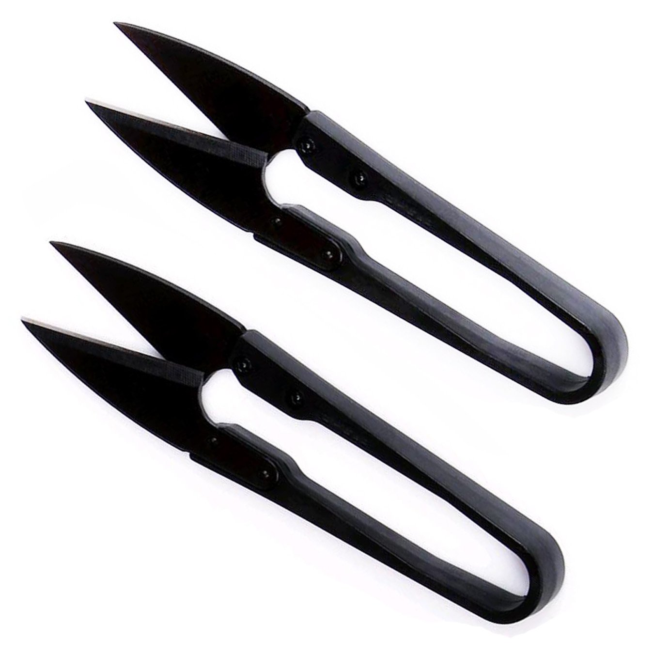 UOOOM 2 pcs Thread Snips Mini Cross Stitch Sewing Scissors Craft Clipper