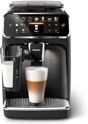 machine à café grain 5400, 12 boissons, carafe LatteGo, Noir