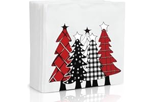 Christmas Napkin Holder for Tables Metal Cocktail Napkin Holder Vintage Tissue Paper Dispenser for Storage Farmhouse Restaura