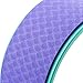 Reehut Yoga Wheel – 12.6″ x 5″ Strong Premium Back Roller and Stretcher with Thick Cushion for Dharma Yoga Pose, Backbend & Stretching – (Purple)thumb 2