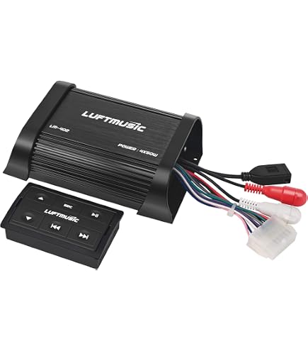 Velex Marine DSP Amp 4-Kanal-Verstärker der Klasse D, Bluetooth-Streaming, 3 Meter, kabelgebundenes Fernbedienungsdesign zur Feinabstimmung des Audiosystems Velex Marine DSP Amp 4-Kanal-Verstärker der Klasse D, Bluetooth-Streaming, 3 Meter, kabelgebundenes Fernbedienungsdesign zur Feinabstimmung des Audiosystems