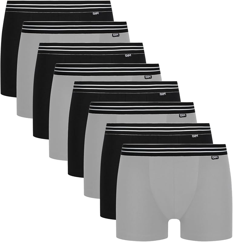 Herren Boxershorts 8er Pack | Ecodim Cotton Stretch Komfortabel | Täglicher Halt | Klassischer Gürtel