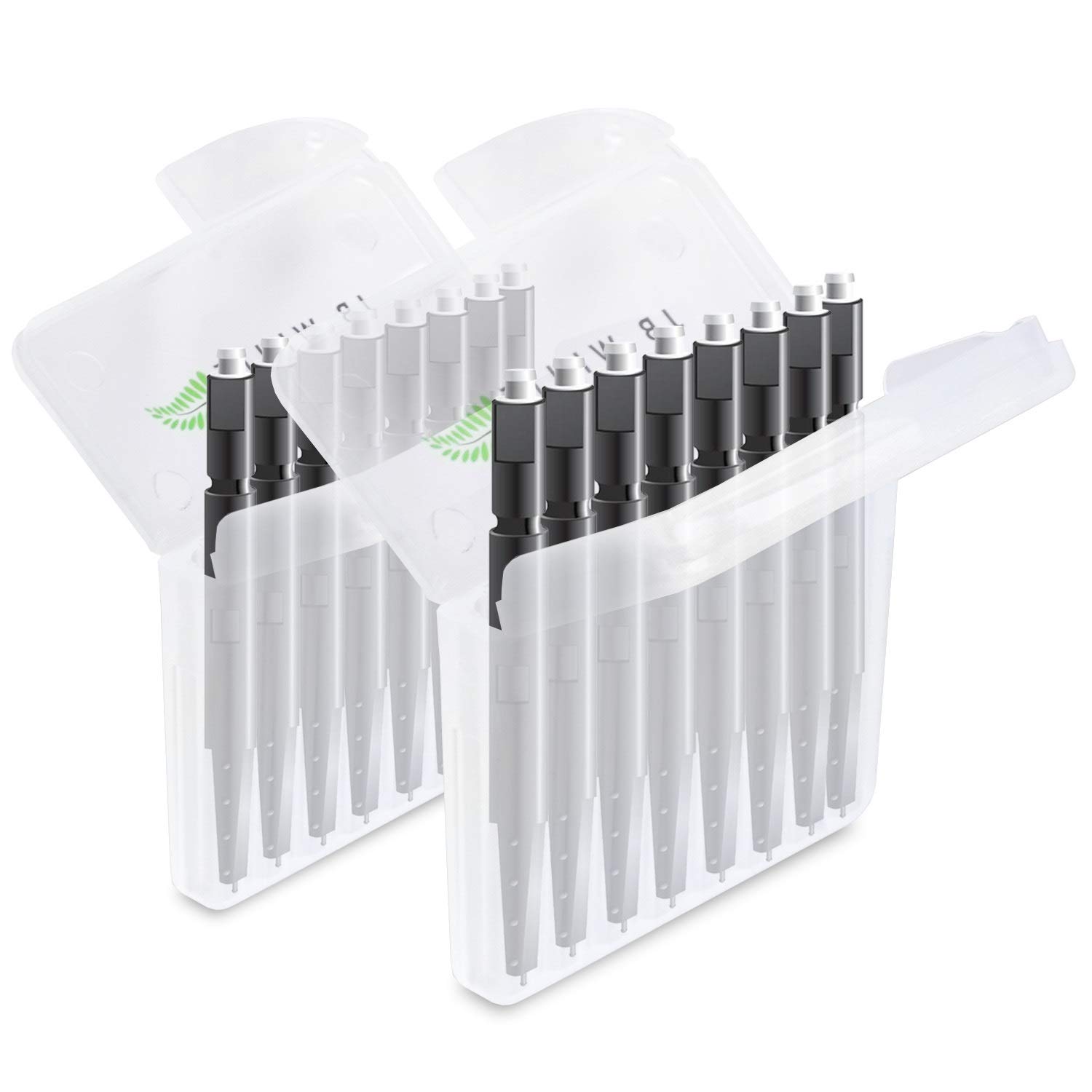 JB White 16 Wax Filters for Hearing Aids Compatible with Phonak Cerustop Wax Guards | Widex Nanocare | Oticon ProWax MiniFit | Siemens Signia 3.0 | Resound | Hearing Aid Filter (16pcs 1.3mm)