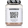 Naked Whey Cookies and Cream Protein Powder - Grass Fed Whey Protein Powder, Non-GMO, No Soy, and Gluten Free - 24 Servings
