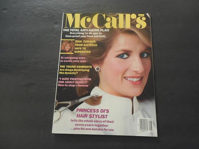 Mccall S Aug 1985 Princess Diana Tina Turner The Young Kennedys