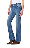 WallFlower Women's Luscious Curvy Bootcut Mid-Rise