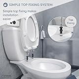 MASS DYNAMIC Soft-Close Toilet Seat Premium Urea Formaldehyde White view 6