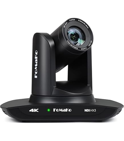 PTZカメラFMK20UH NDI と PTZ コントローラーKC608 Pro FoMaKo Controlador de câmera KC608 Pro NDI PTZ (preto