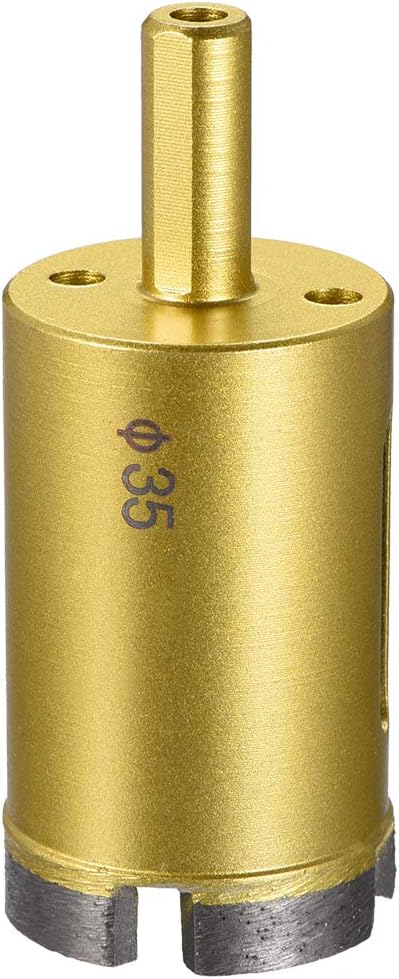 sourcing map 35mm Dry/Wet Hole Saws Diamond Core Drill Bit for Concrete Brick Block Stone Masonry Tile Glass