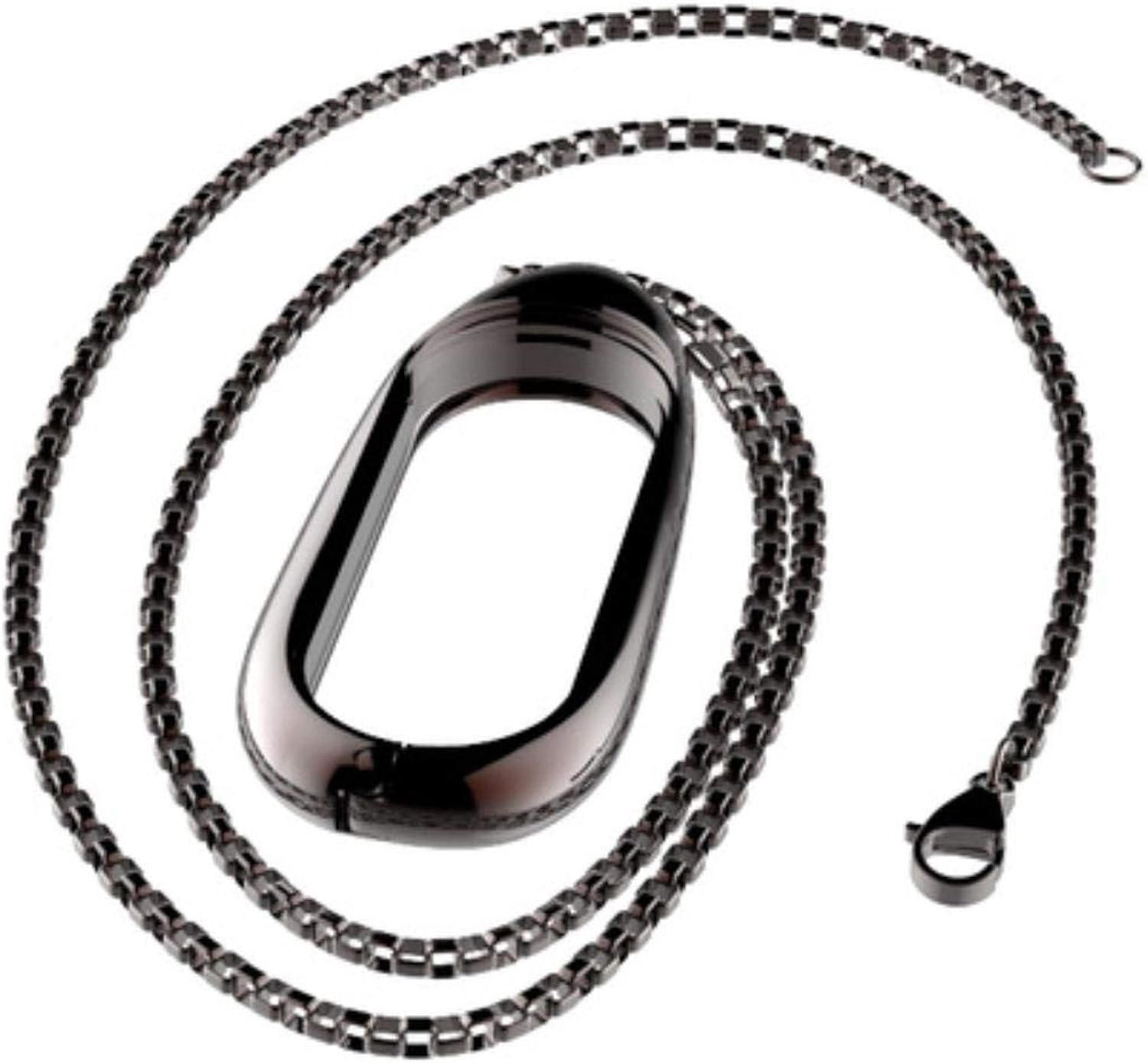 Mi Band 4 Metal Necklace Wrist Strap Pendant Stainless Steel For Xiaomi