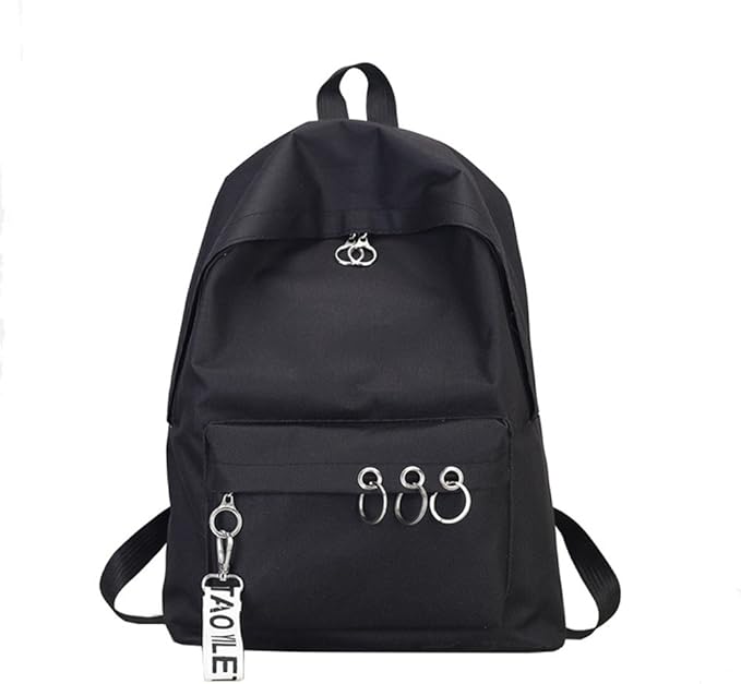 KLGDA Women's Fashion Shoulder Book Bags Ring Decoration Laptop