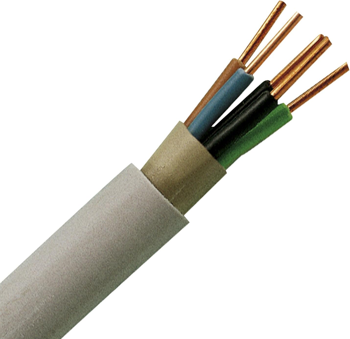 Kopp NYM-J 153225006 Sheathed Cable 5 x 2.5 mm² 25 m Grey, Gray